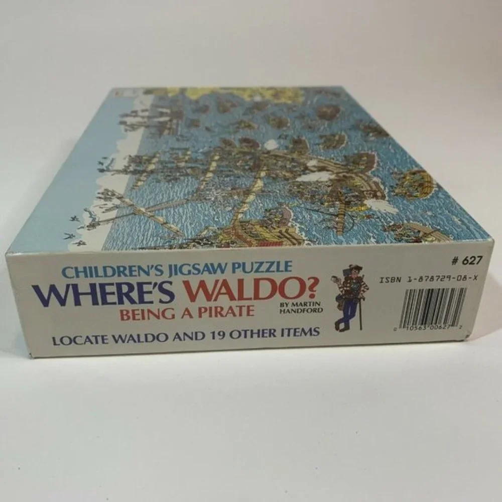 Vintage Jigsaw Puzzle Where’s‎ Waldo Pirate RARE